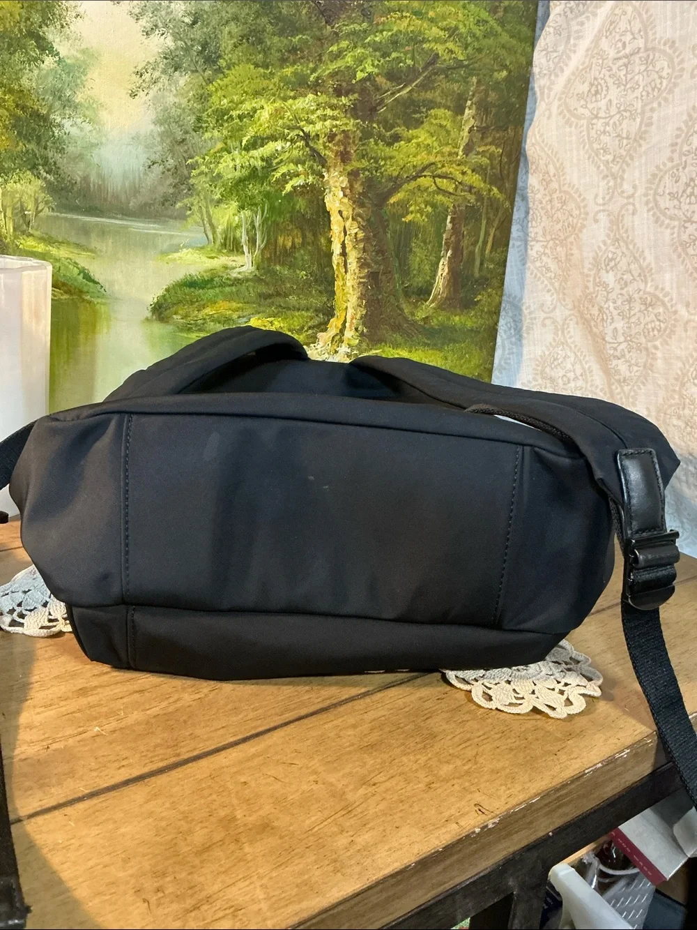 Away Black Minimalist Backpack for Men